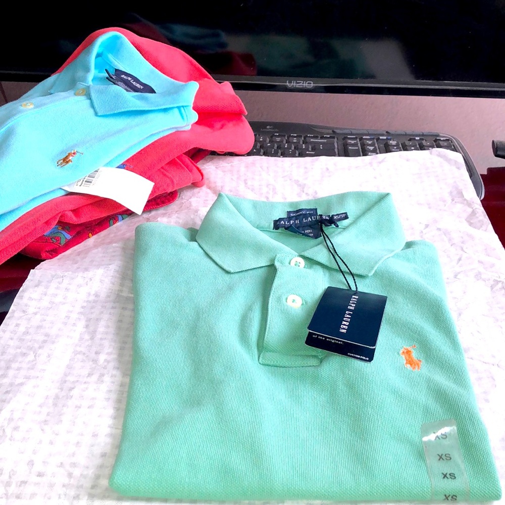 NWT Ralph Lauren The Skinny Polo XS/TP